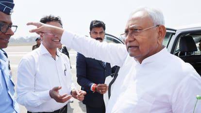 Bihar News : CM Nitish Kumar visit Jp Narayan International Airport Elections 2025 Bihar Assembly Election