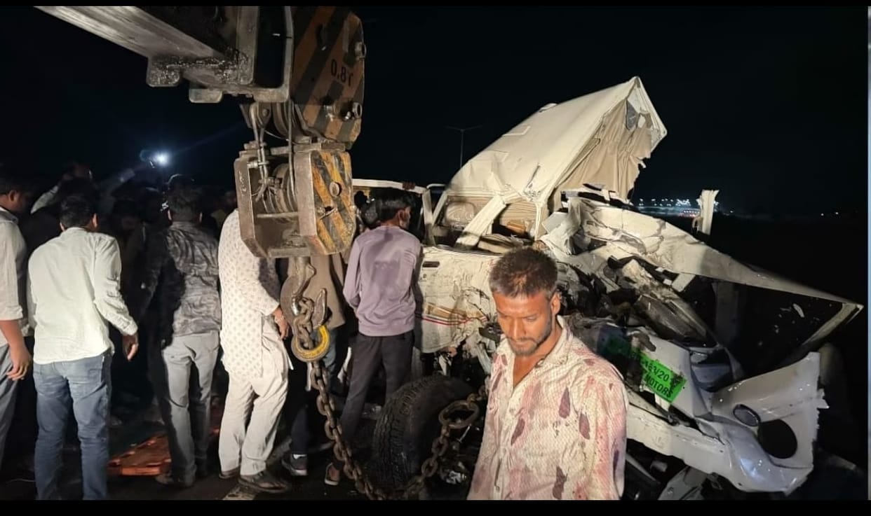 Indore News: Three dead in Dhar accident are residents of Mandsaur, two are residents of Jodhpur, had come to