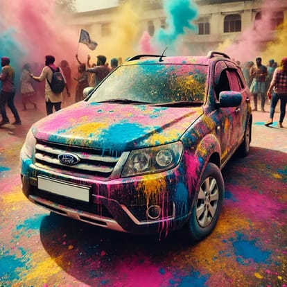 how to prevent stains on car in holi car care tips for holi 2025