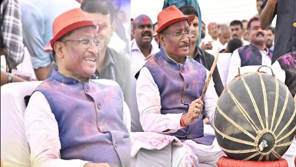 Holi 2025: CG CM Vishnudeo sai congratulated to CG people on Holi