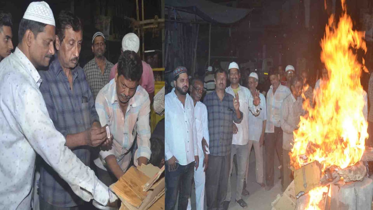 Hindus and Muslims have been burning Holika together at Dadamian Chauraha for 130 years