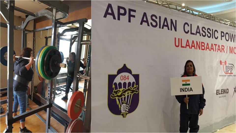 63-year-old Namrata Gautam will participate in the State Power Lifting Championship