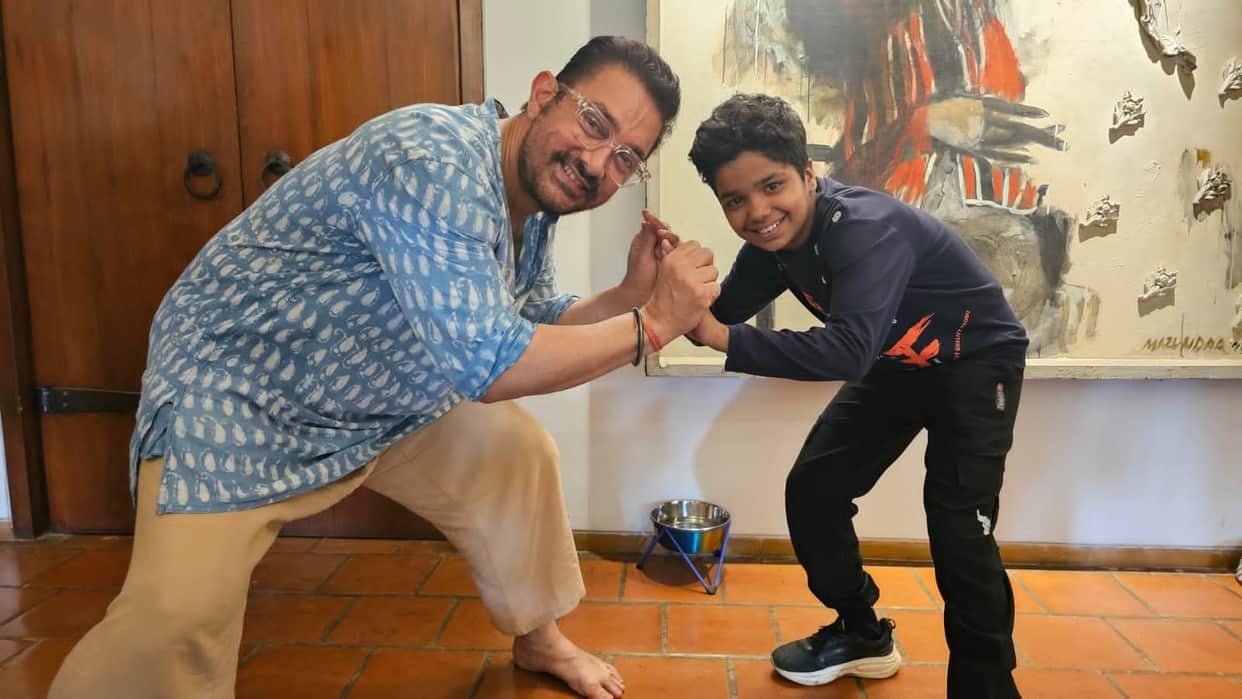 Bahadurgarh's Paridhi showed wrestling moves with Aamir Khan, also wished him on his birthday