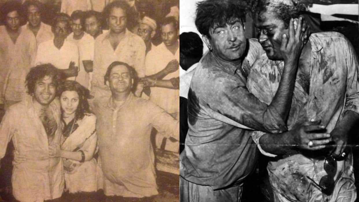 Raj Kapoor Rk Studios Holi Party Celebration Amitabh Bachchan Subhash Ghai Dev Anand Know All Details in Hindi