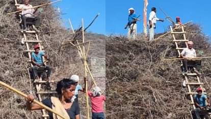 Rajsamand Holika Dahan will happen on Mangara in Nathdwara flames will rise before sunrise Video