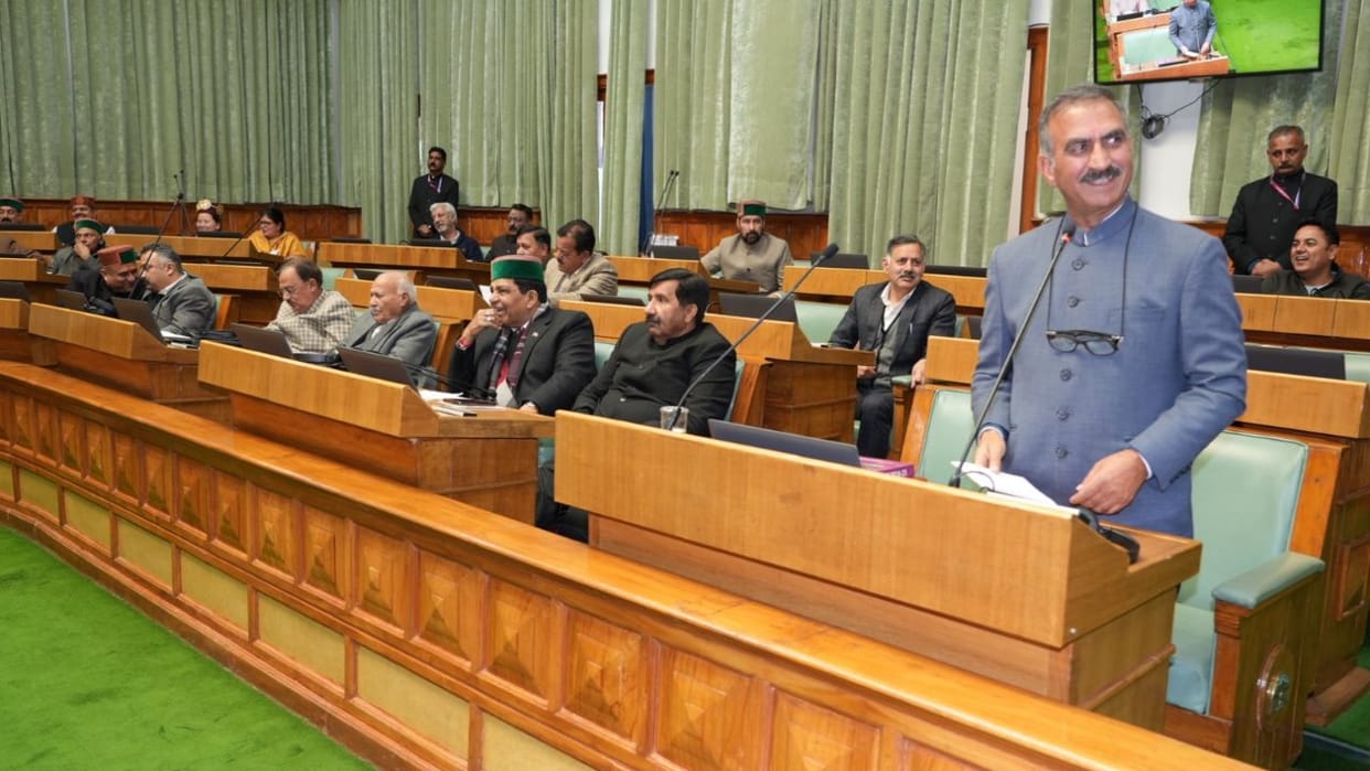 Himachal Assembly Session BJP MLA Bikram Singh Sukhvinder Singh Sukhu New Minister