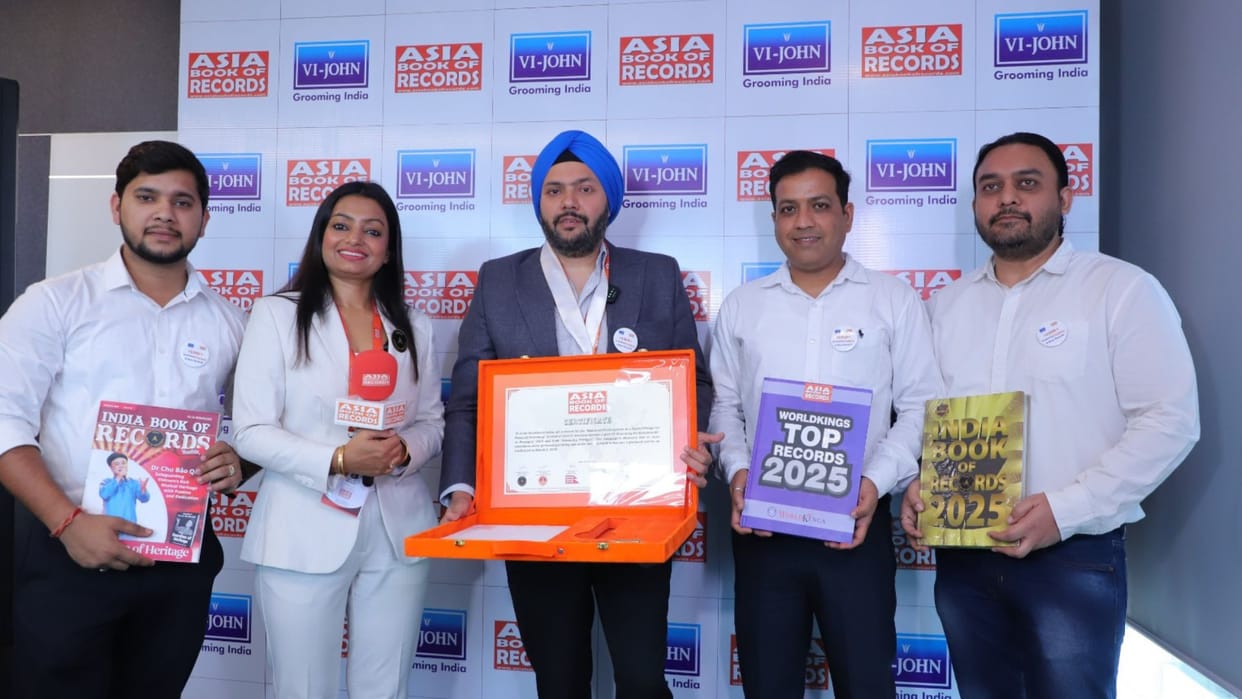 VI-John Healthcare India launches personal grooming campaign at Maha Kumbh, enters Asia Book of Records