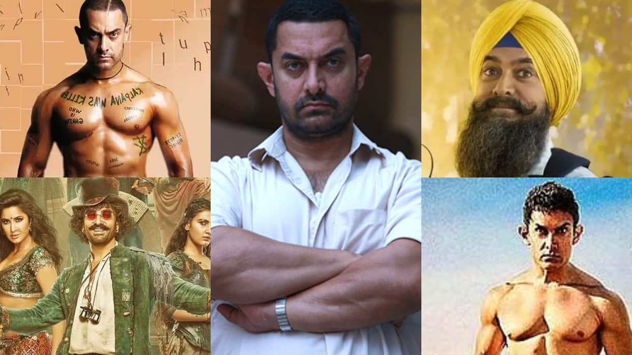 Aamir Khan Birthday: Lagaan Ghajini Dangal Laal Singh Chaddha Aamir Khan Best characters oF His Movies