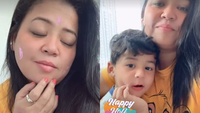 Tv Actress Ankita Lokhande Bharti Singh Eisha Singh Holi Celebration
