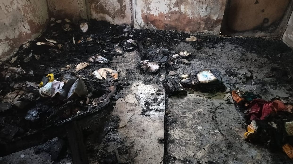 CO Intelligence government residence caught fire on Holi in Bareilly