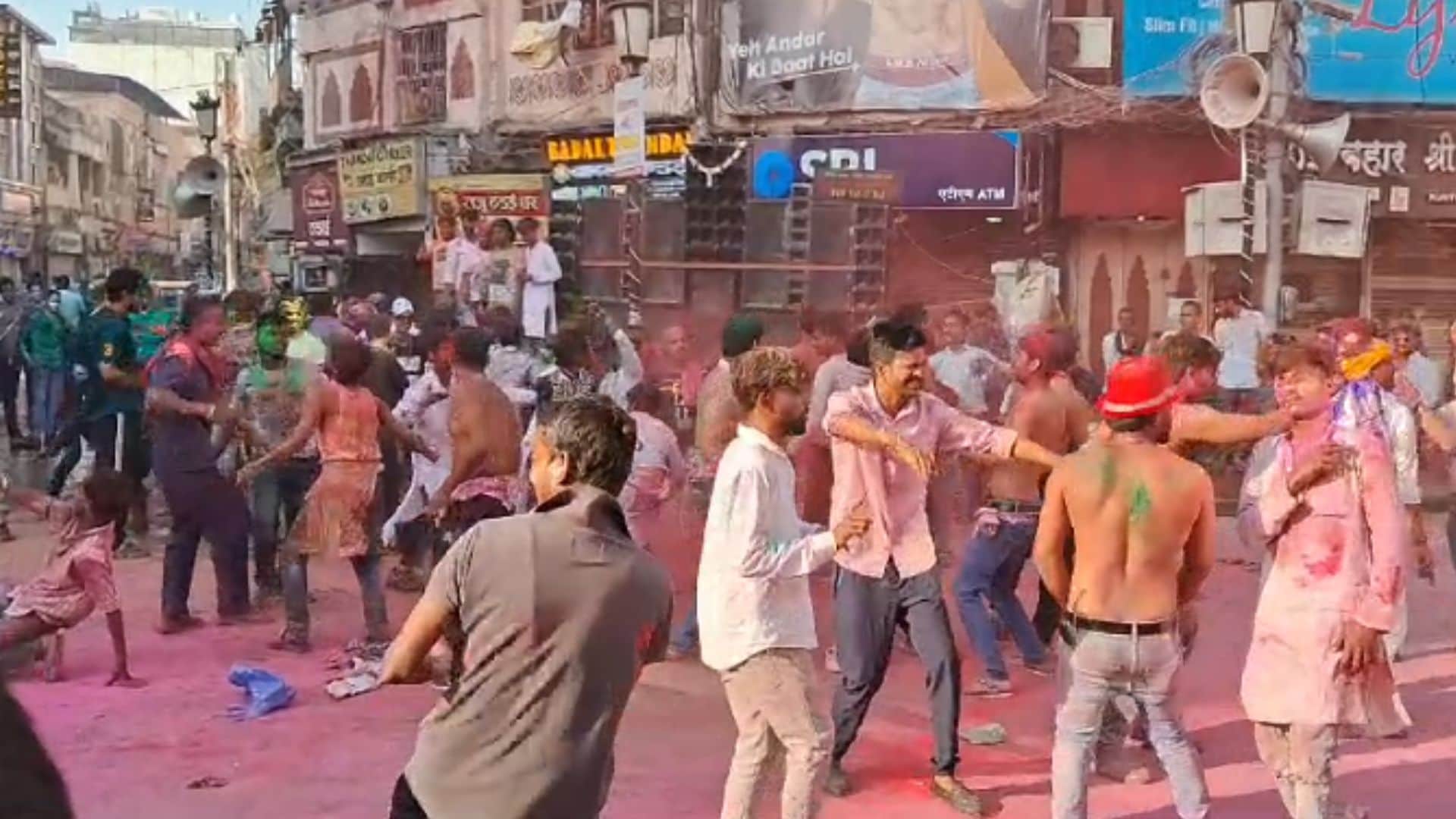 Holi 2024 Varanasi Live people celebrated holi festival on ganga ghat in kashi latest photos