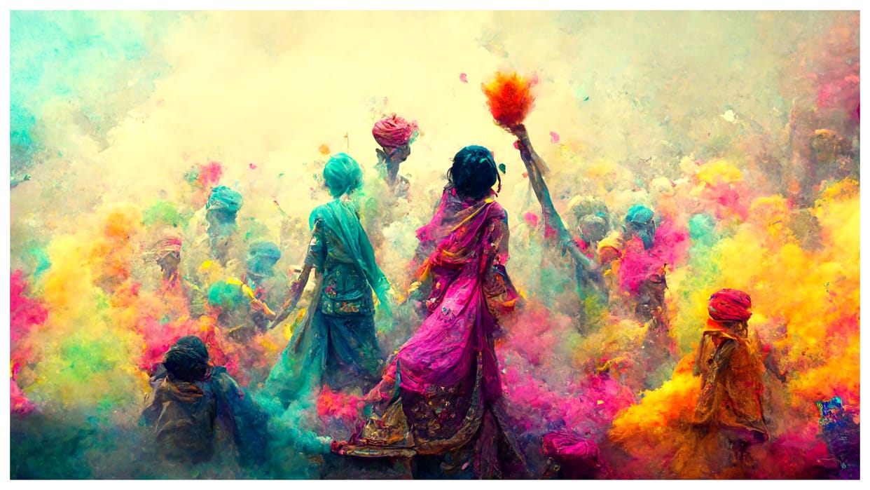 Happy Holi 2025 Wishes In Hindi Messages Photos Quotes WhatsApp and Facebook Status HD Wallpaper