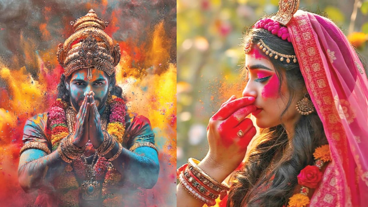 Festival of colours Holi Dharmashastra History Holaka Name in beginning different types of celebration