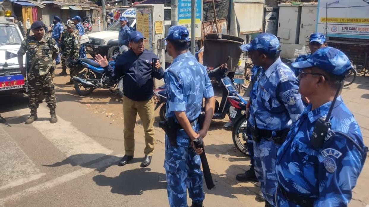 Jharkhand: Ranchi police in alert mode regarding Holi and Friday, SSP himself took charge in sensitive areas