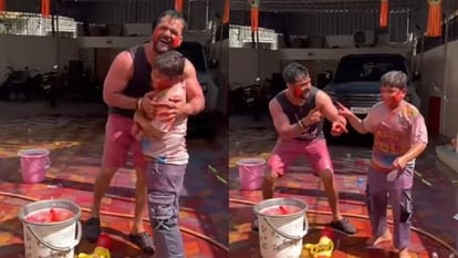 Holi 2025: Rani Chatterjee to Akshara singh Khesari Lal Yadav Bhojpuri celebs holi celebration glimpses