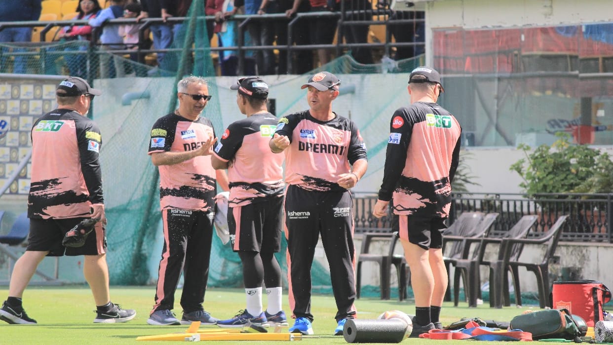 IPL 2025  Punjab Kings players sweated it out in Dharamshala Stadium under the leadership of coach Ricky Ponti