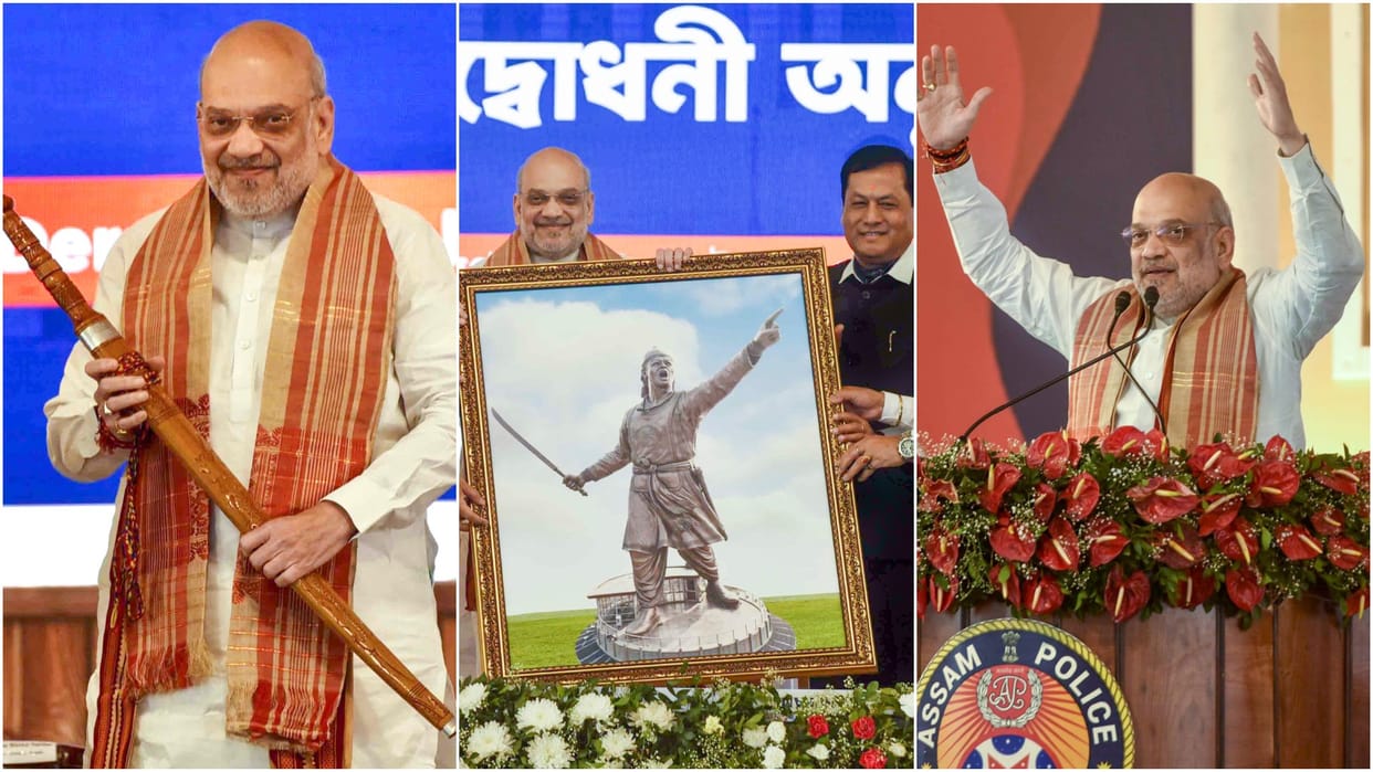 Congress didnt allow peace in Assam; PM Modi restored it, developed infra: Amit Shah