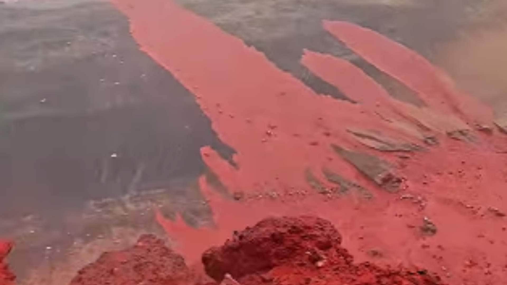 blood rain covers iran beach in red mystery know all details about blood rain