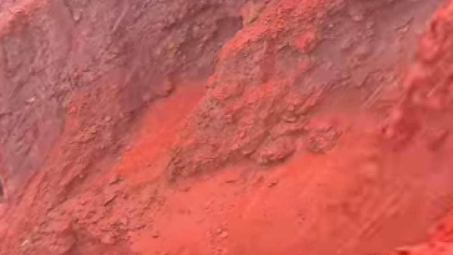 blood rain covers iran beach in red mystery know all details about blood rain