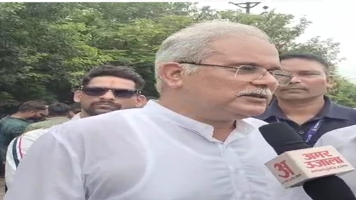 CG News: former CM Bhupesh Baghel replied his son Chaitanya Baghel received ED summons