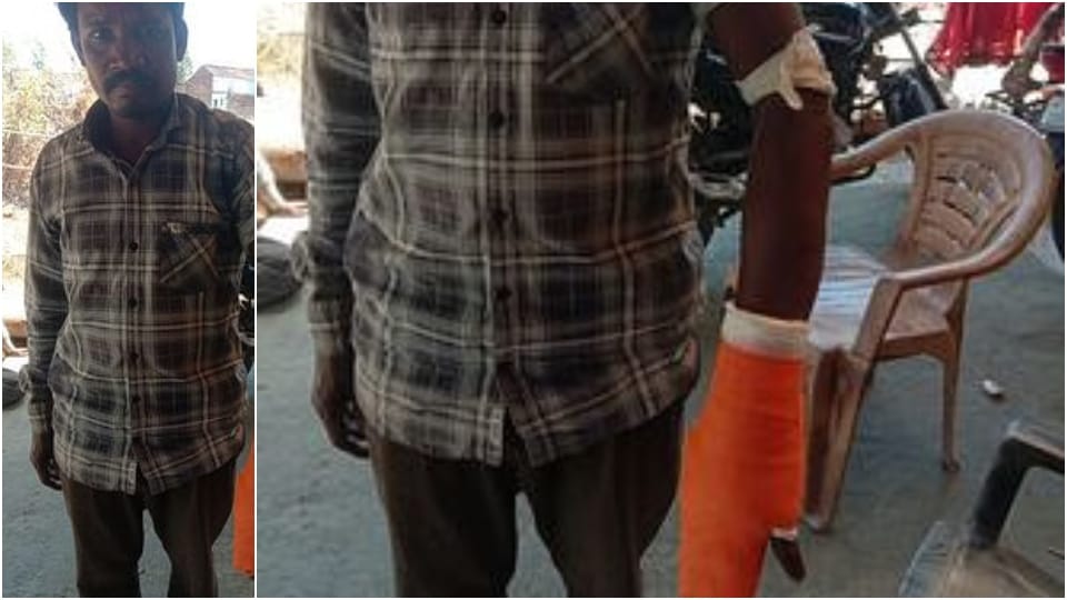 The youth said that the police beat him up and let him go