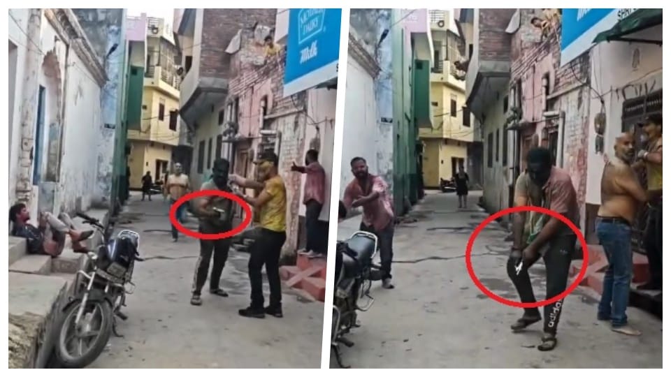 A man was shot in Moradabad on Holi, video of the incident went viral