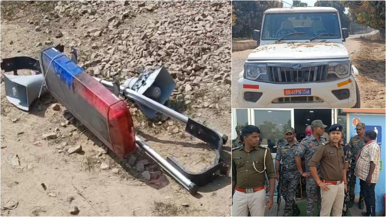 Munger ASI murder: Damaged police vehicle present at encounter site, large number of police force deployed