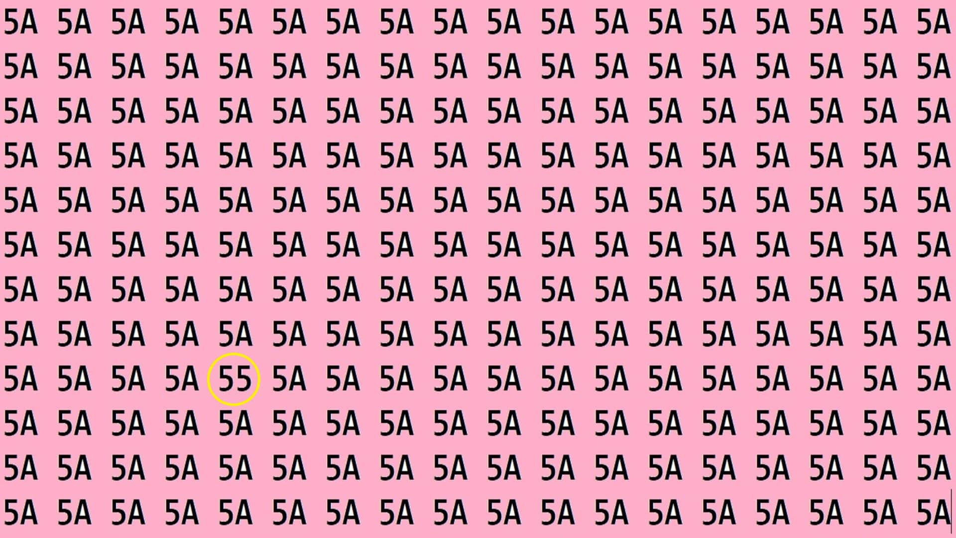 Optical Illusion Iq Test Brain Test If You Have Hawk Eyes then Find 55 in 15 Seconds