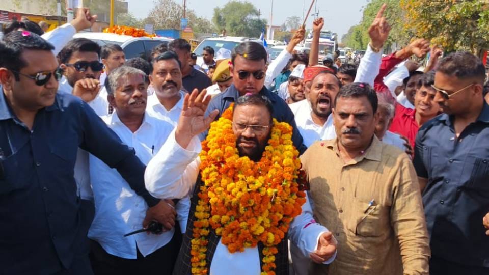 Swami Prasad Maurya said BJP running away from issues and only plays Hindu-Muslim and temple-mosque cards