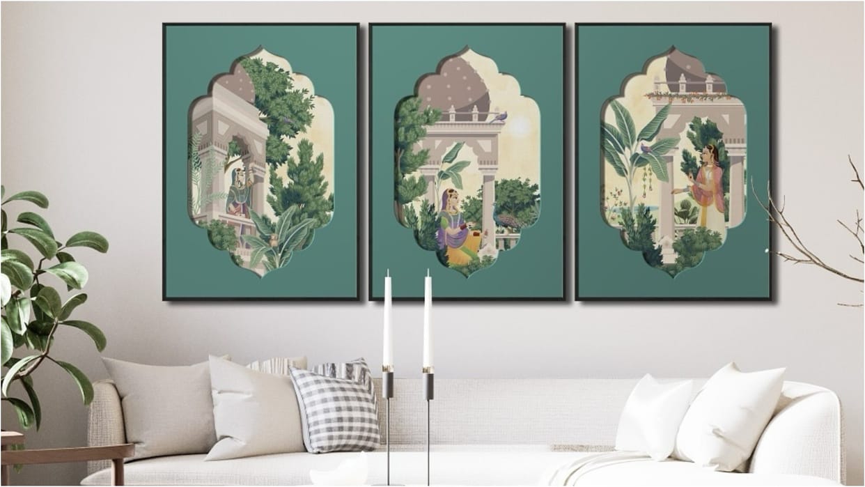 Wall Art Design Ideas at home Decor Tips under budget in hindi