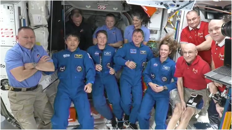 Nasa: Crew-10 Mission Reaches Space Station, Know When Sunita Williams And Wilmore Will Leave For Earth – Amar Ujala Hindi News Live