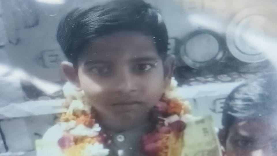 Innocent child dies after falling in drain Accident happened while taking out the ball