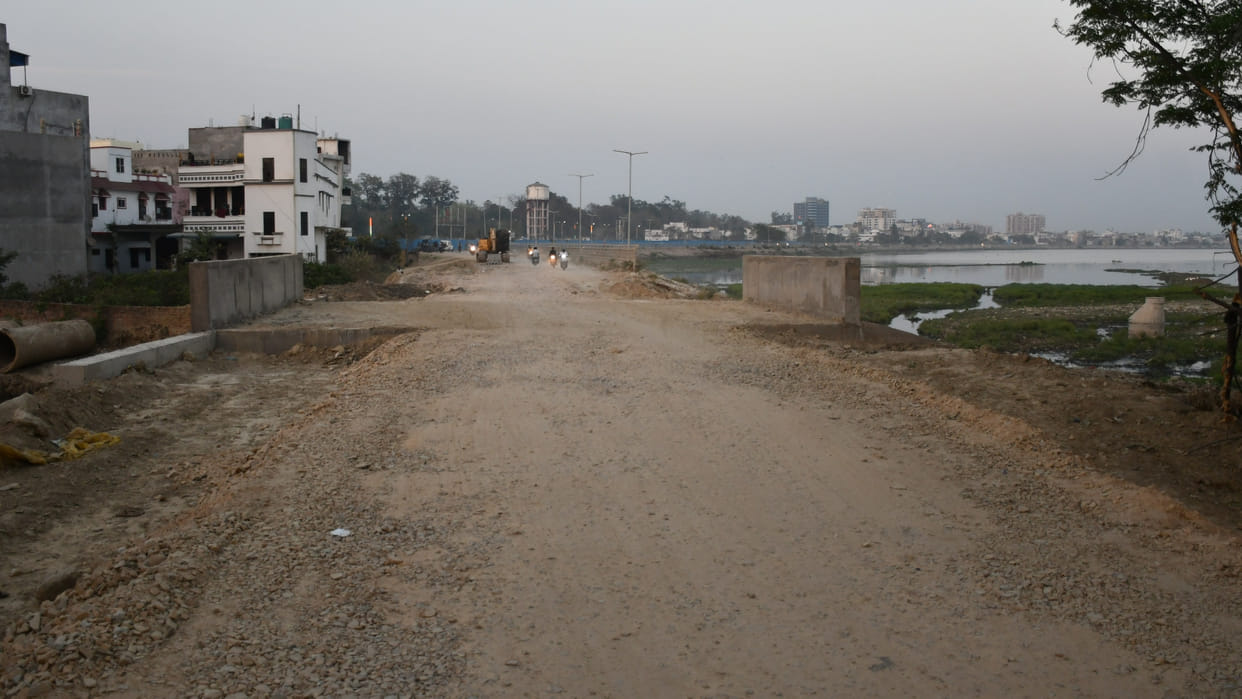 In Gorakhpur, The culvert of Tal Ring Road is ready... Mohaddipur will get relief from jam after 10 days