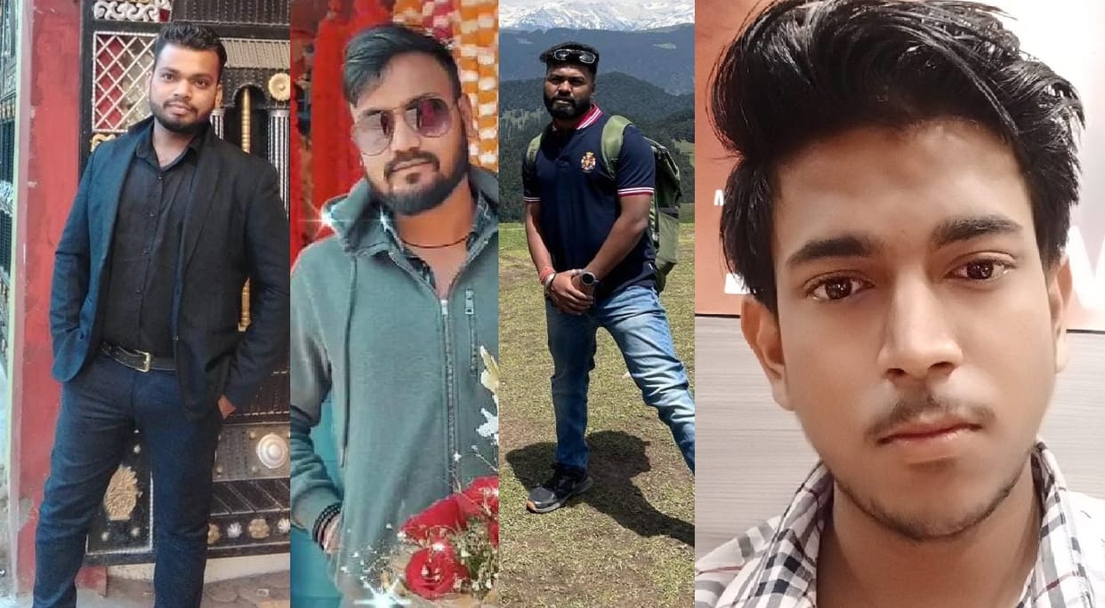 Kanpur accident All four had gone to remove colour making reel prove costly woman thrown her sari to save them