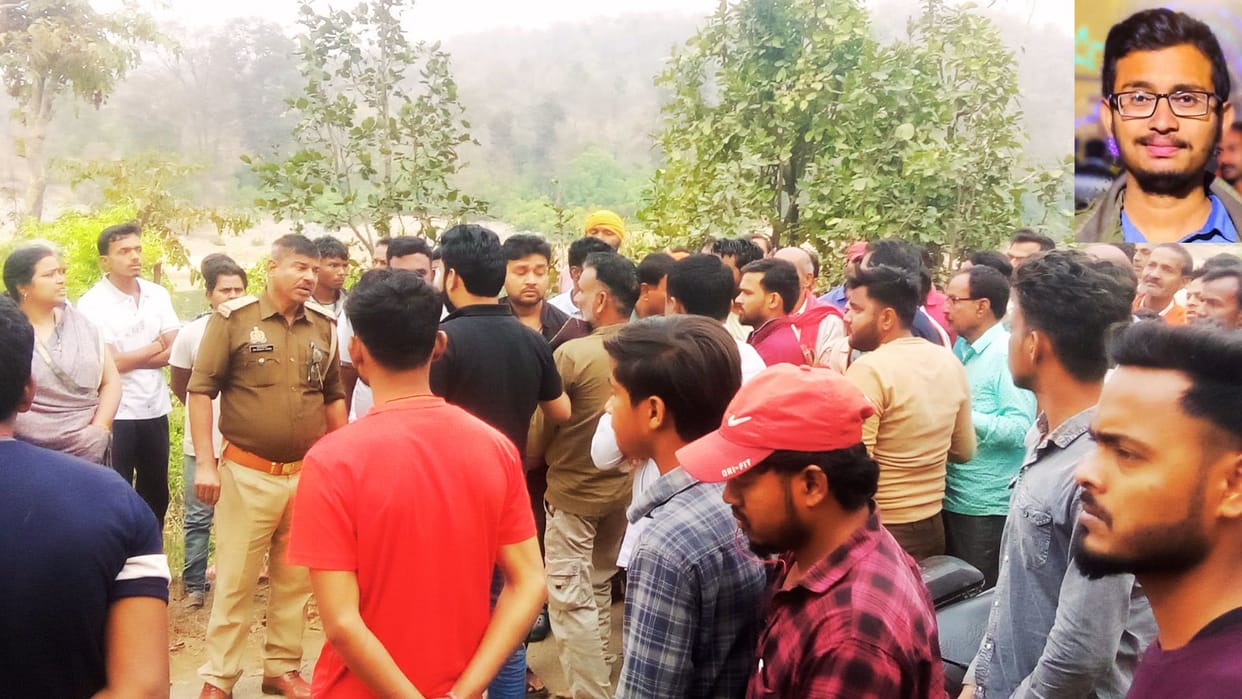 young man went for picnic drowned in river sonbhadra dead body found next day