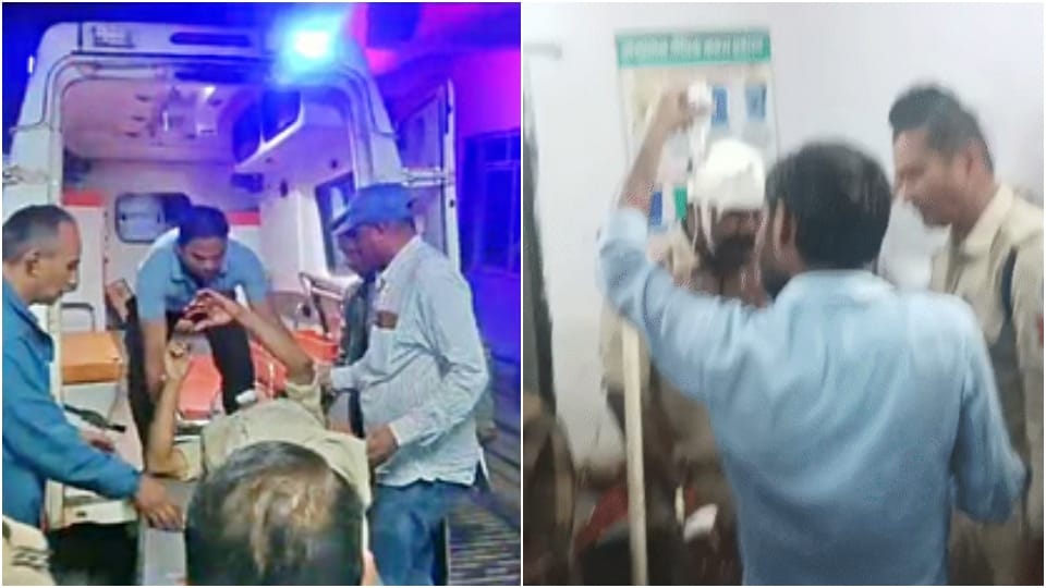 MP Mauganj Update News Rioters attacked police team ASI died and many officers injured