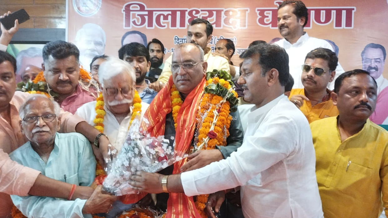 BJP made Janardan Tiwari the district president of Gorakhpur and Devesh Srivastava the city president