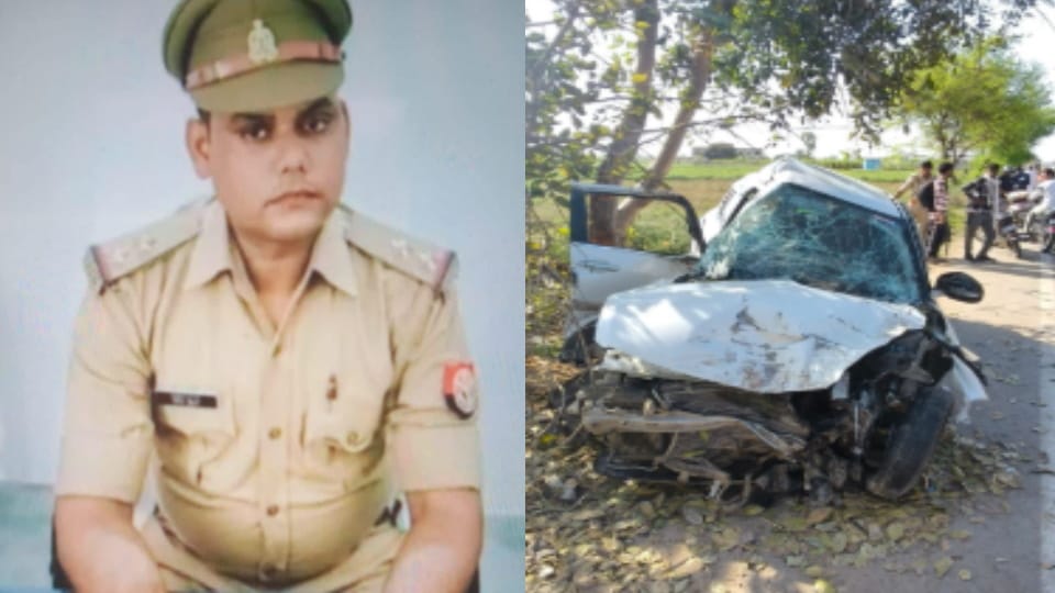 Sub Inspector Neeraj posted in Muzaffarnagar died wore uniform in the year 2015 lost life in tragic accident
