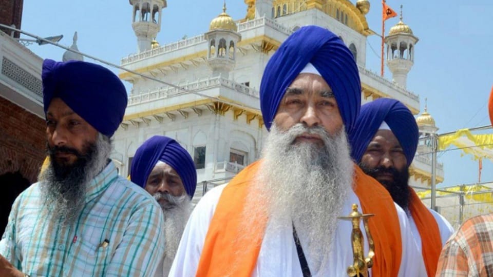 Akal Takht Jathedar Kuldeep Singh expressed displeasure over removal of Bhindranwale flag in Himachal
