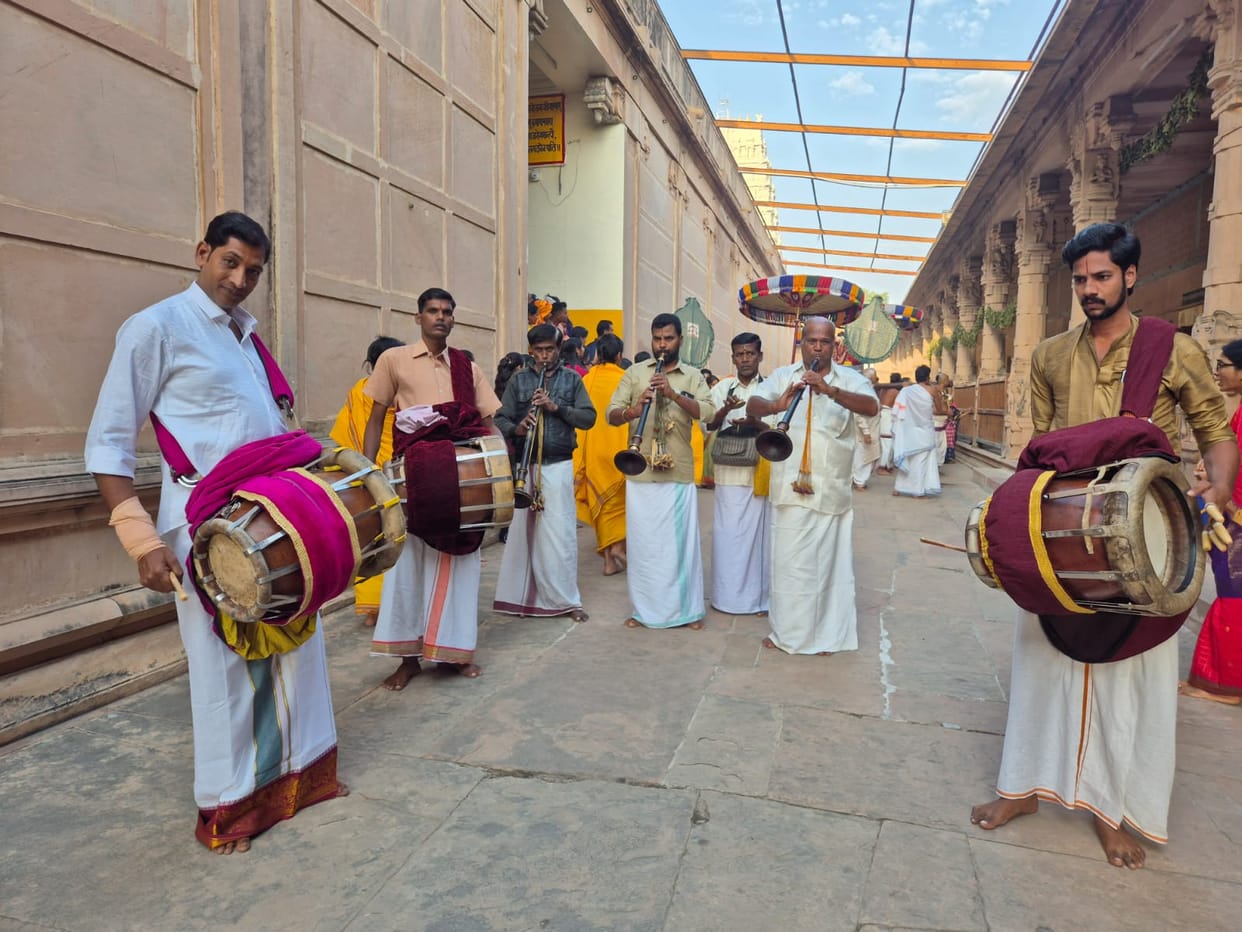 ten day Brahmotsavam of Lord Ranganath begins in vrindavan