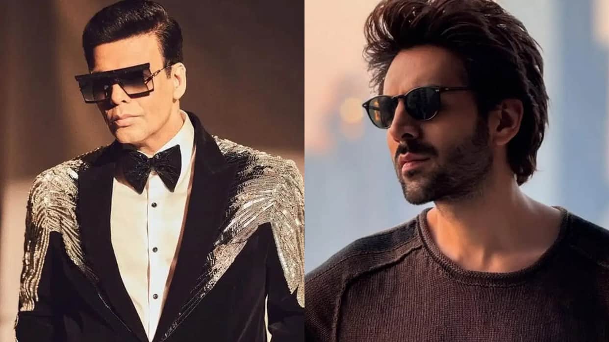 Karan Johar Takes a Dig at Kartik Aaryan Over Bhool Bhulaiyaa Franchise Actor Responds with Humor