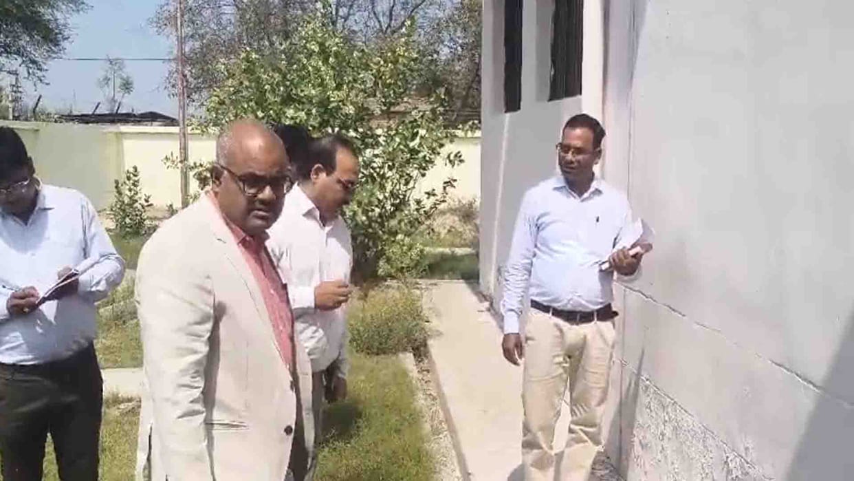 DM furious after seeing cracks in the walls of the nursery-building, broken floor, orders recovery