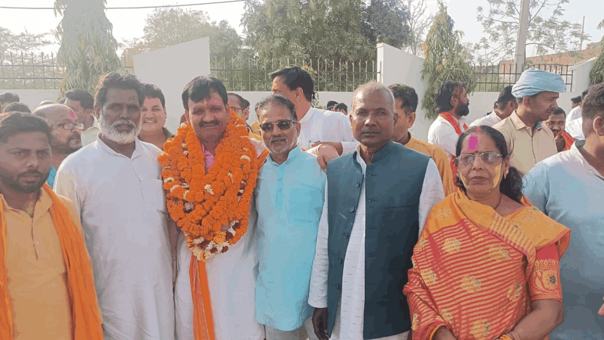 Sanjay Mishra becomes the BJP District President of Ballia