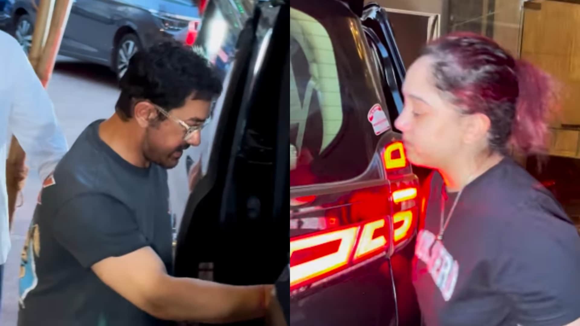 Aamir Khan Heartfelt Hug for Ira Khan as she Sturuggles to hold back tears Fans Demand Privacy from Paparazzi