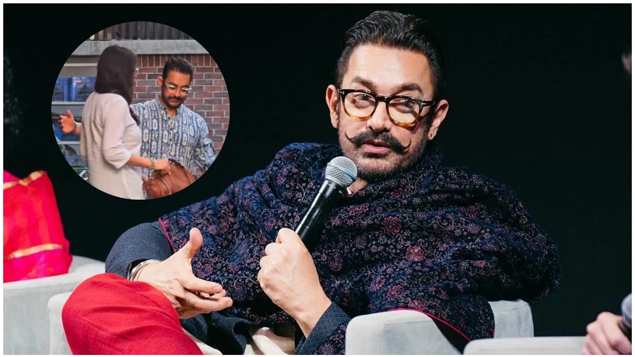 Aamir Khan and her girlfriend Gauri Spratt spotted together first time after confirming relationship
