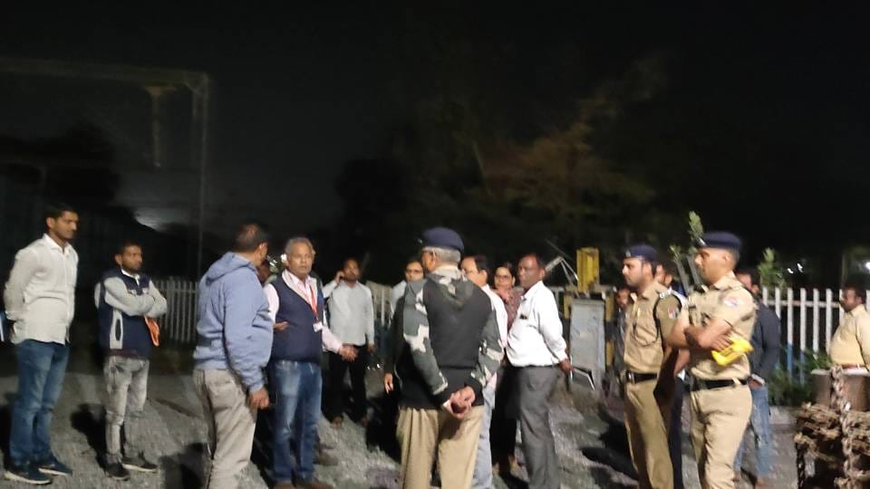 dumper broke barricading and reached track in Amethi collided with goods train a dozen trains were affected