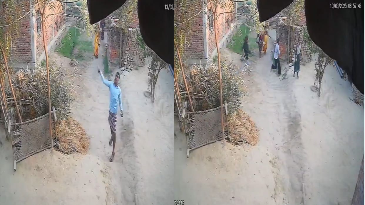Video of stone pelting over land dispute goes viral