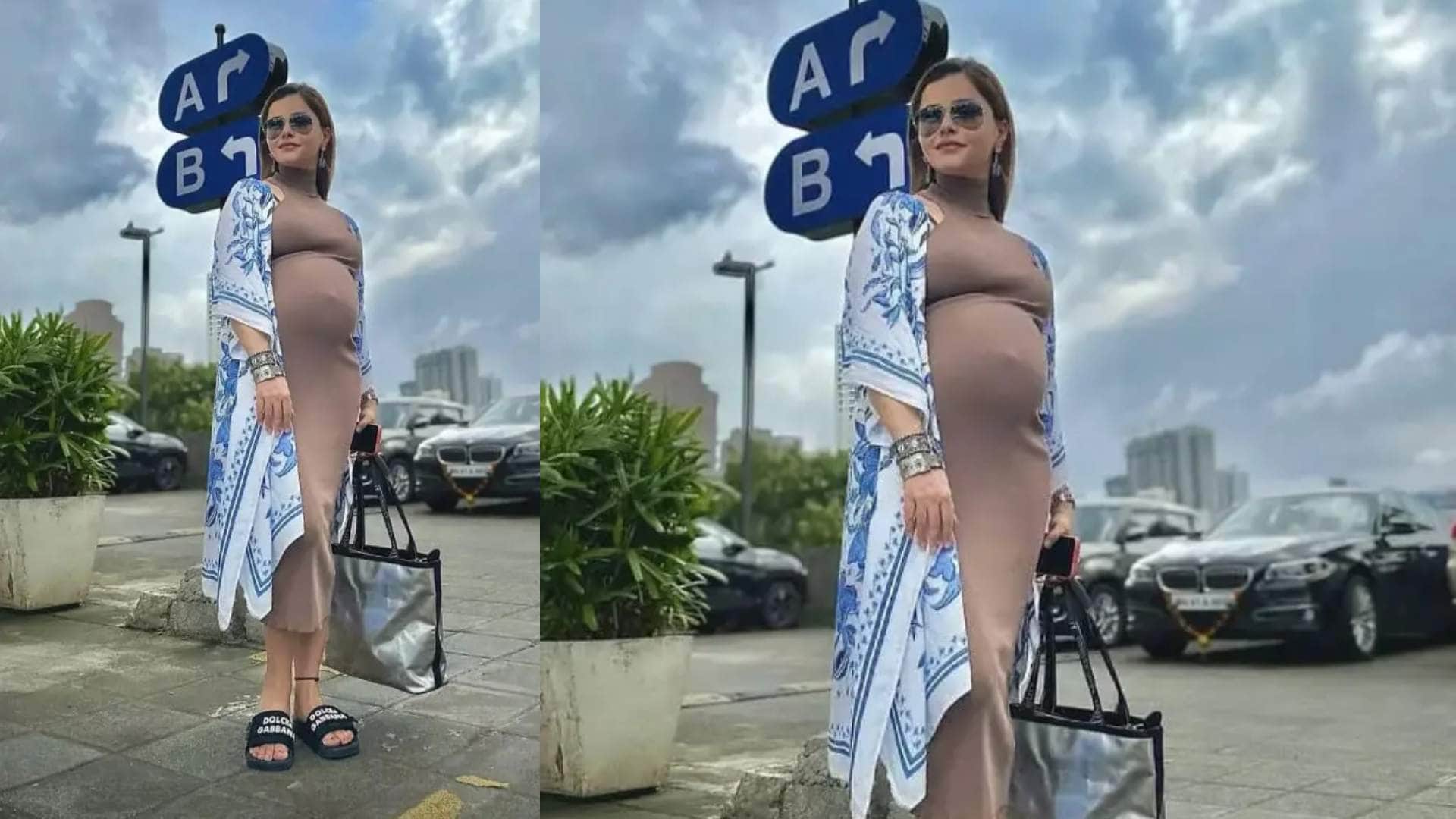 trendy Maternity Outfit for pregnant women images bodycon dress for pregnant woman