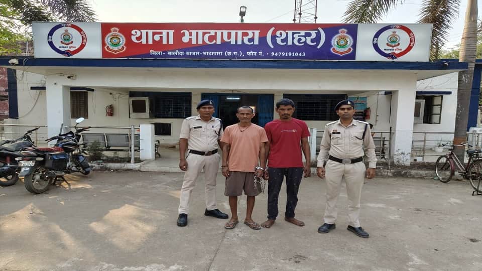 पुलिस की गिरफ्त में आरोपी