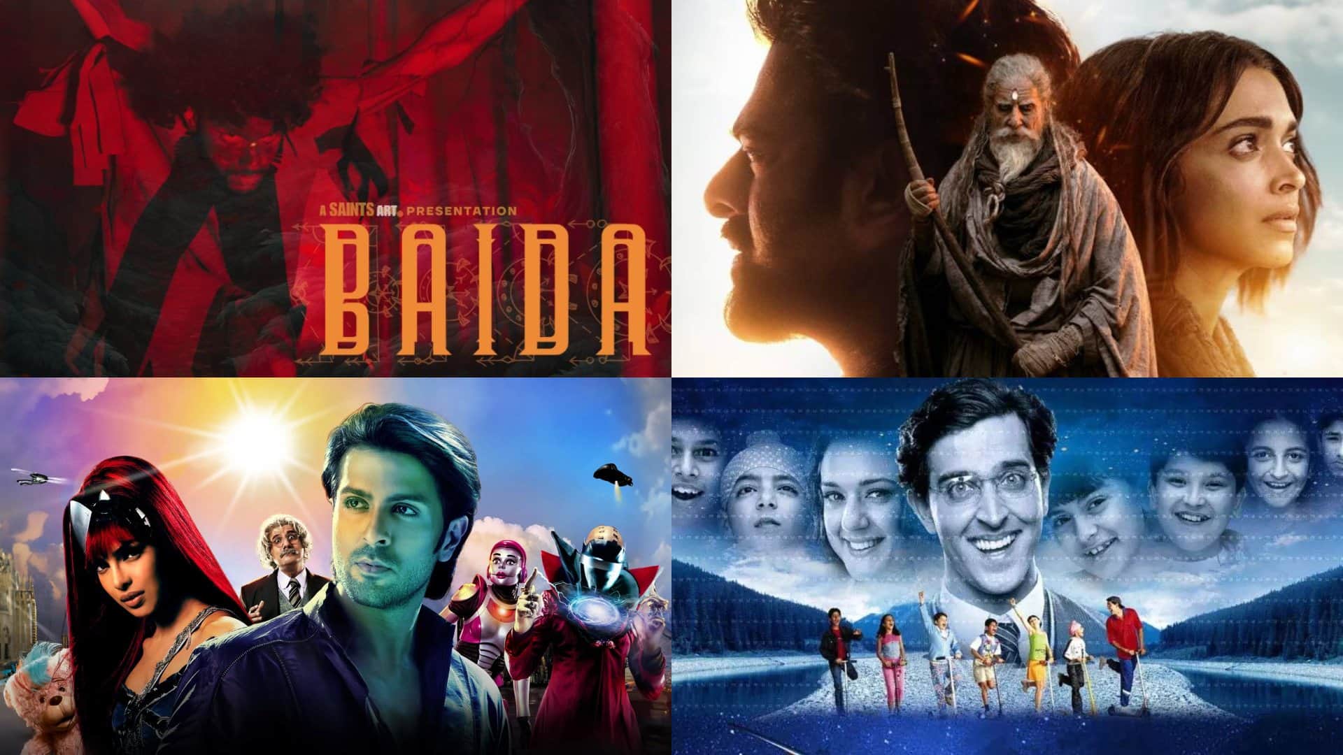 Bollywood Sci Fi Movies Baida Koi Mil Gaya Ra One Krish 3 Love Story 2050 Kalki 2898 AD